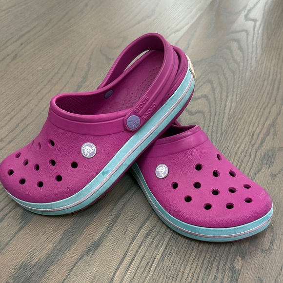 Crocs Crocband Clog Slip On (Size 7) Unisex Vibrant Violet - Picture 1 of 10